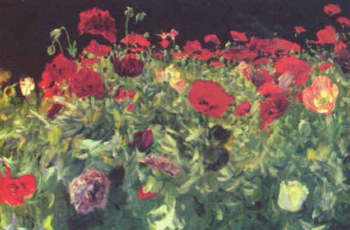 John Singer Sargent Poppies Norge oil painting art